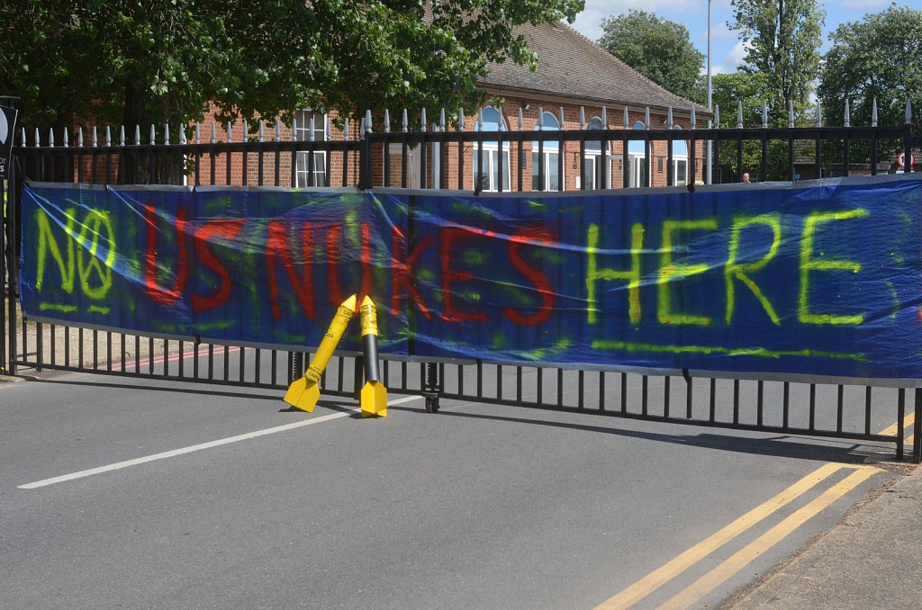RAF Marham Anti Nuclear Protests